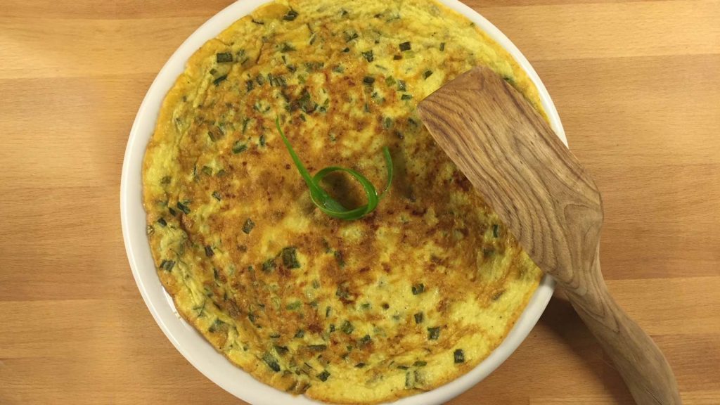 Ricetta Frittata con gambi di cipollotti - Riciblog