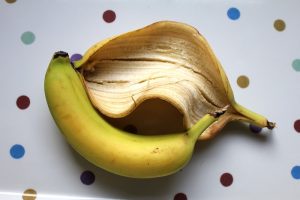 La buccia di banana per la pelle