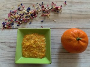 maschera con bucce di mandarino - ingredienti e preparazione
