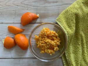 scrub corpo con bucce di arancia - ingredienti e preparazione