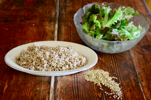 grano saraceno in insalata