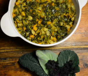 Ricetta per zuppa di pane e cavolo nero