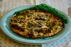 Come fare la frittata con le foglie di carota