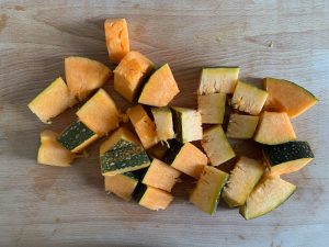 zucca con buccia al vapore a pezzi - ricette Riciblog