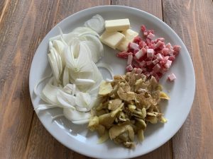 Ingredienti per la vellutata di bucce di patate - Riciblog