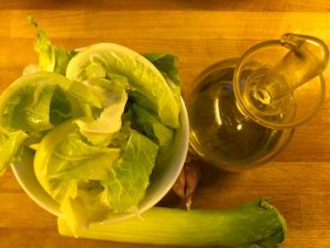 cucinare le foglie di cavolfiore in padella