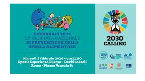 5 febbraio 13ma Giornata nazionale di prevenzione dello spreco alimentare