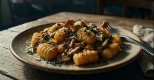 Gnocchi avanzati in padella con funghi - Riciblog