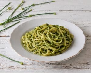 Pasta con talli d'aglio - Riciblog